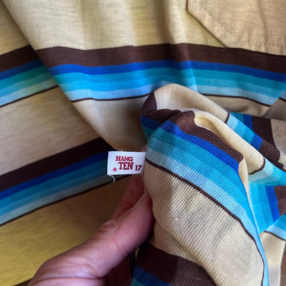 Vintage Hang Ten men’s tee size L. Hard to find pattern - Picture 5 of 13